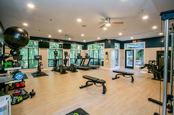 Park trace apartments fitness center